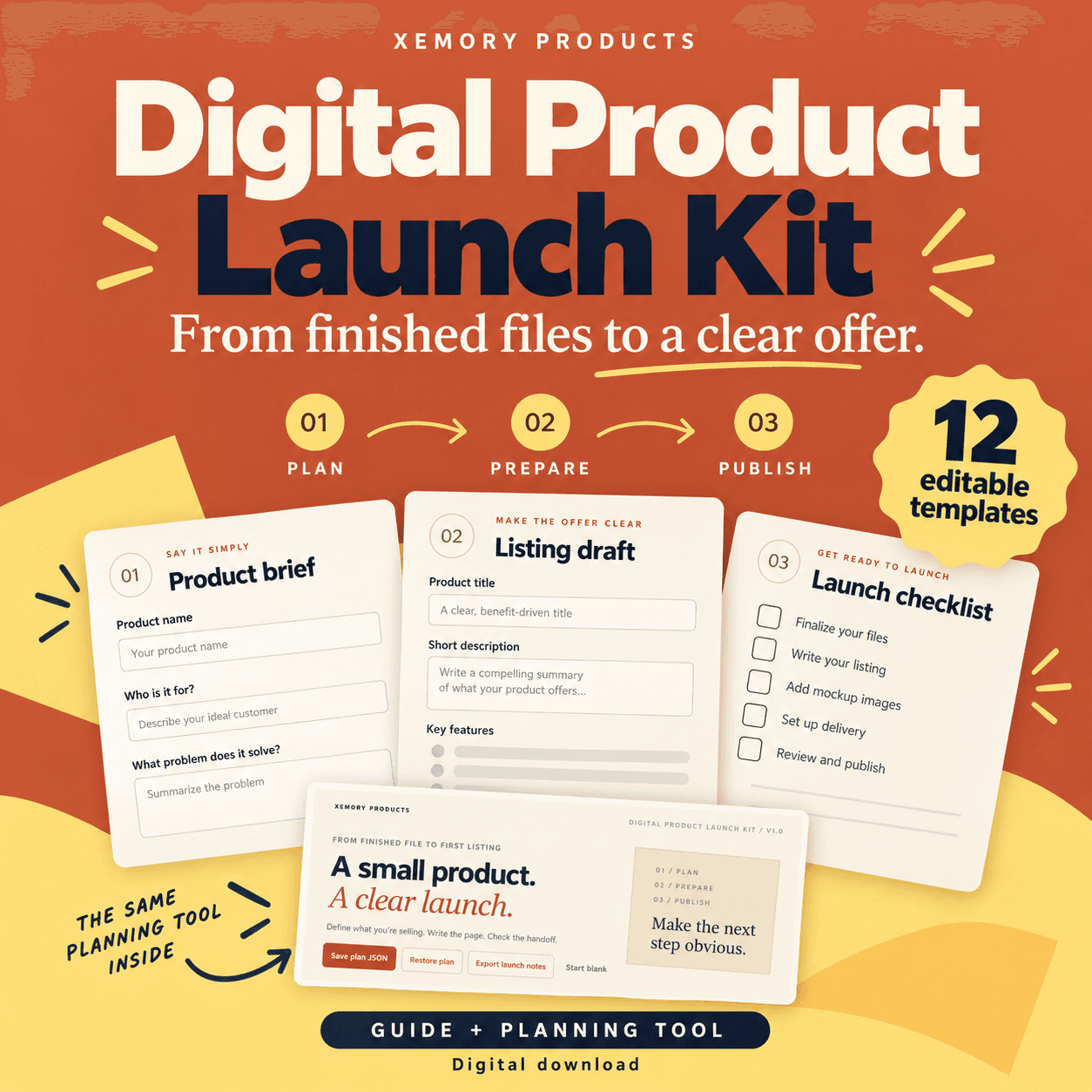 Digital Product Launch Kit — product preview